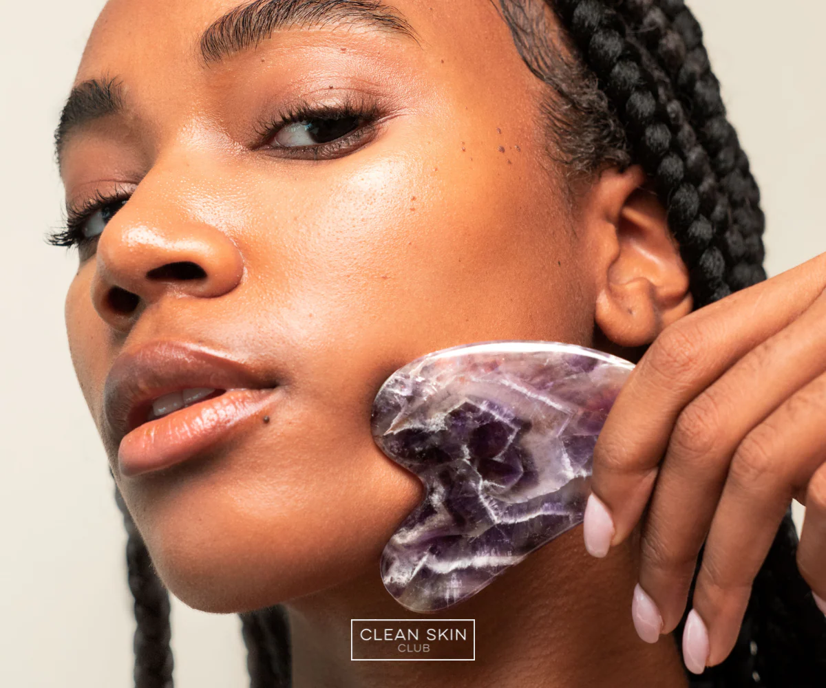 Amethyst Gua Sha Sculpting Stone - Image 3
